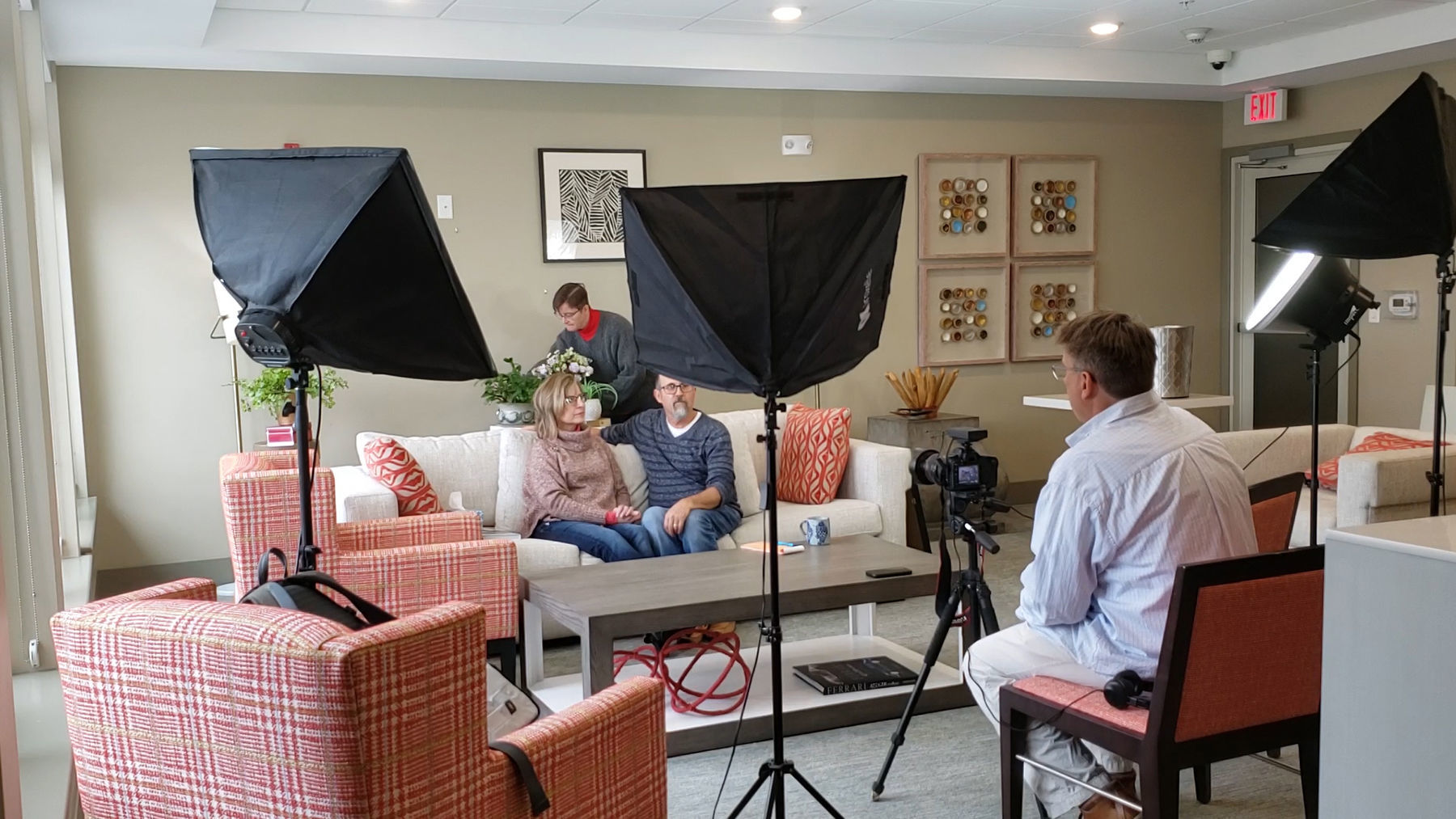 Marshall's Way interview set-up
